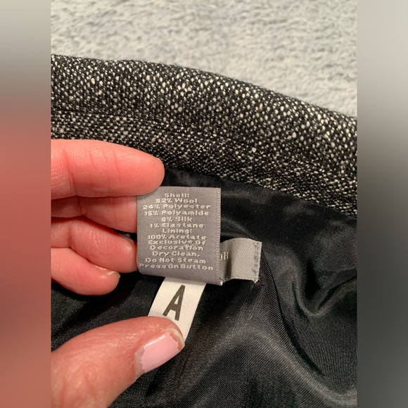 Ann taylor petites gray wool blazer 4P - Picture 9 of 14
